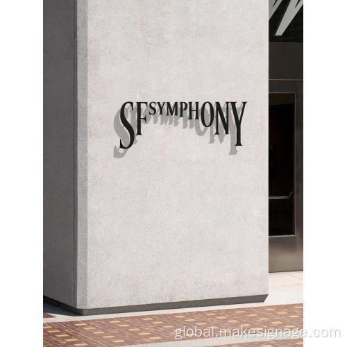 Metal Edging Luminous Characters Metal wrap-around letters Supplier